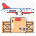 Air Freight Flight Airplane Cargo Icon