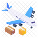Air Freight Air Logistics Air Shipping Icon
