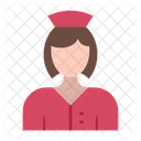 Air Hostess Flight Attendant Woman Icon