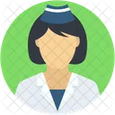 Air Hostess Stewardess Icon