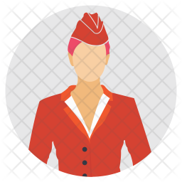 Air Hostess Icon