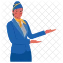 Air hostess  Icon