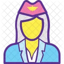 Air hostess  Icon