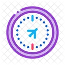 Air Navigation Compass Icon