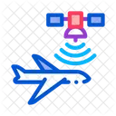 Air Plane Satellite Icon