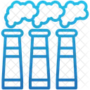 Smog Carbon Emissions Industrial Waste Icon