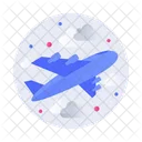 Air Shipping Flight Delivery Icon