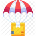 Parachute Airdrop Fly Icon