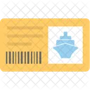Marine Boat Ticket Icon