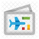 Air Ticket Boarding Pass Airplane Icon