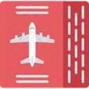 Air Ticket Plane Ticket Travelling Pass Icon