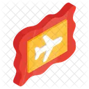 Air Ticket Raffle Voucher Icon