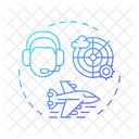 Air traffic advisory services  Icon