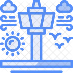 Air Traffic Control Tower  Icon