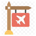 Air Traffic Signboard Icon