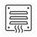 Air Vent Hvac System Wall Cover Symbol