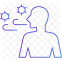 Airborne Transmission Virus Infection Icon