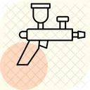 Airbrush Minimal Outline Icon