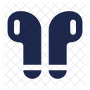 Airbuds Kabellos Kopfhorer Symbol