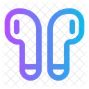 Airbuds Kabellos Kopfhorer Symbol