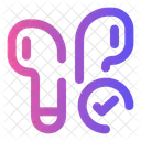 Airbuds Check Musik Sound Symbol