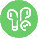 Airbuds Check Music Sound Icon