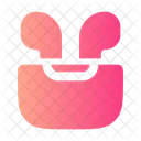 Airbuds Case Offnen Musik Ton Symbol