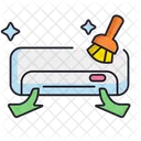 Aircond Cleaning Cleanup Ac Air Conditioner Icon