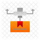 Aircraft Delivery Drone Icon