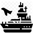 Aircraft Carrier Battleship Military Icon