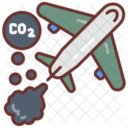 Aircraft emissions  Icon