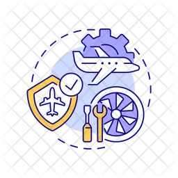 Aircraft maintenance  Icon