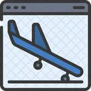 항공기 웹사이트  아이콘