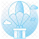 Drop Delivery Parachute Delivery Airdrop Icon