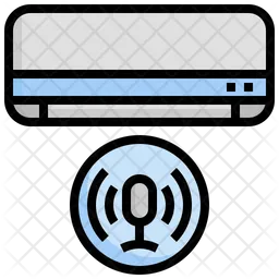 Control por voz del aire acondicionado  Icono