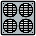 Enfriador De Aire Electronica Refrescante Icono