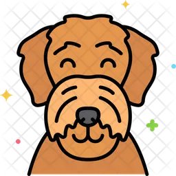 Airedale Terrier dog  Icon