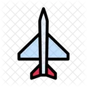 Airjet Fighter Plane Icon