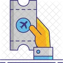 Airline Ticket  Icon