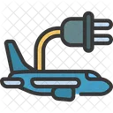 Airoplane Charge Charging Ev Airoplane Icon