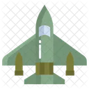 X비행기 미사일 비행기 아이콘