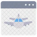 Airplane Travel Flight Icon
