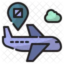 Airplane Transport Fly Icon