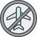 No Flight No Plane Flight Icon