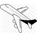 Airplane Flight Travel Icon