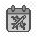 Airplane Plane Date Icon