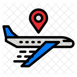 Airplane Delivery  Icon