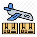 Delivery Airplane Logistic Icon
