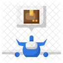 Airplane Delivery  Icon