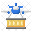 Airplane Delivery  Icon